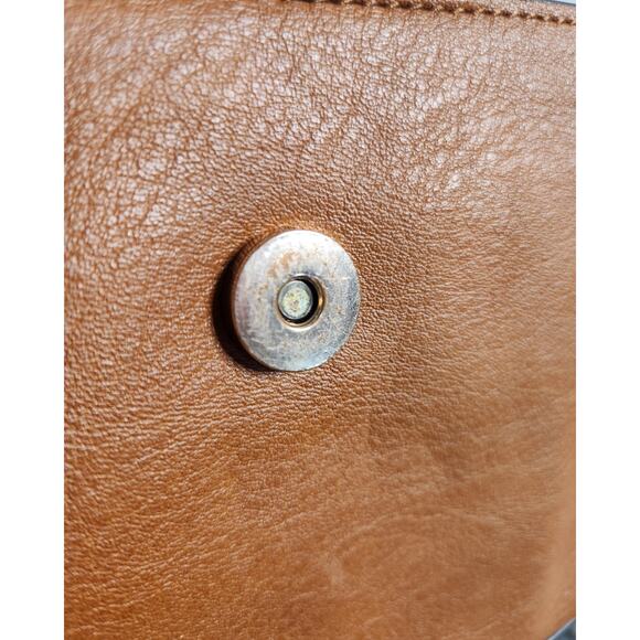 LC Lauren Conrad Tan Faux Suede Crossbody Purse - Picture 8 of 10